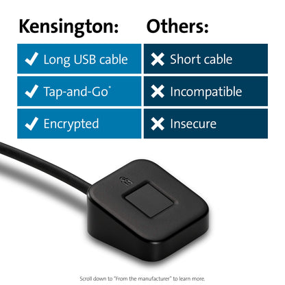 Kensington VeriMark Desktop Fingerabdruckleser - Schwarz