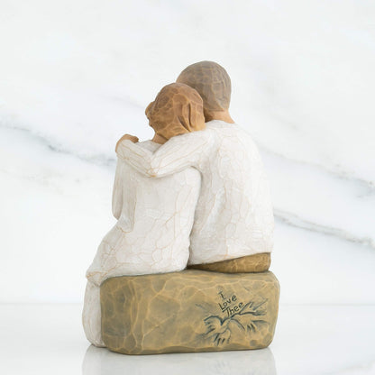 Willow Tree Anniversary Figur, handbemalte Kunstharzfigur 15 cm