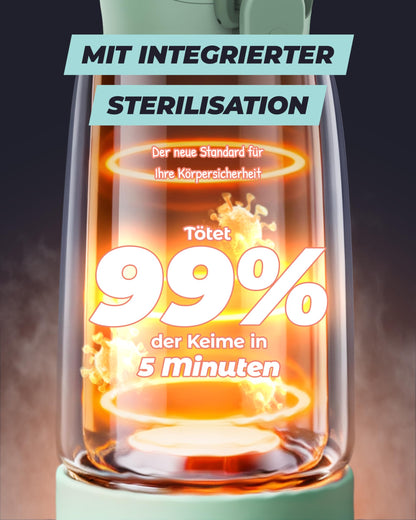 Wemoh Tragbarer Flaschenwärmer Baby mit Selbstreinigung, 450 ml