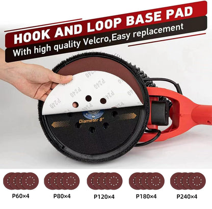 PROFI Wandschleifer Elektroschleifer 850W – LED, Teleskopgriff