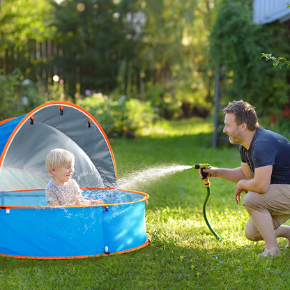 Peradix 4-in-1 Pop-Up Baby Planschbecken mit UV-Schutz und Moskitonetz