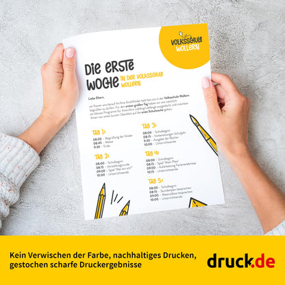 druck.de ONE Kopierpapier A4 weiss, 5000 Blatt, 2 Kartons