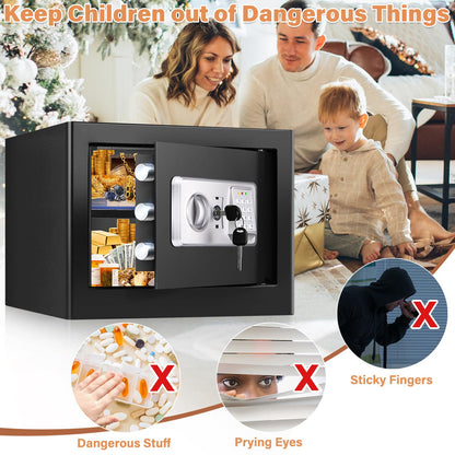 Digital Tresor 25L – Feuerfest, Möbeltresor mit Alarmanlage