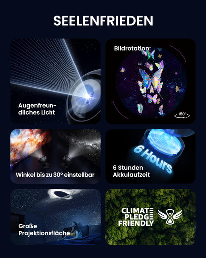 POCOCO Sternenhimmel-Projektor – Heimplanetarium und Nachtlicht