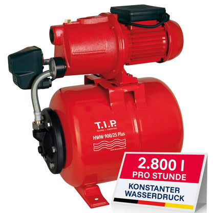 T.I.P. Hauswasserwerk HWW 900/25, 600 W, 2800 l/h, 42 m Förderhöhe