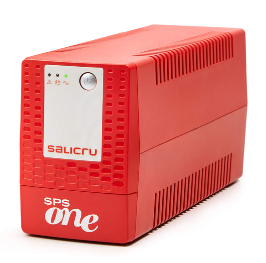 Salicru SPS One Unterbrechungsfreie Stromversorgung 700VA 360W: Schwarzes Rechteck. Schützt Elektronik bei Stromausfall.