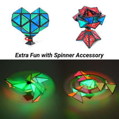 TOSY Magnet Pyramid Glow – magnetischer Formwandler mit 243 Magneten
