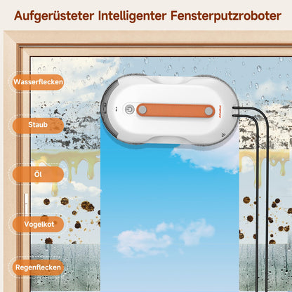 AlfaBot X7 Pro Fensterputzroboter mit beidseitiger Sprühfunktion