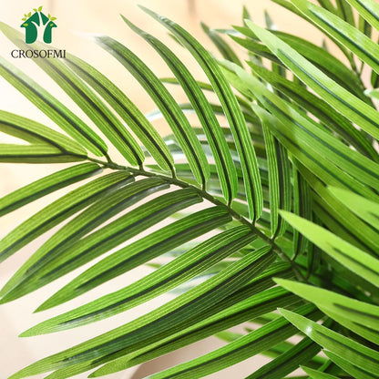 CROSOFMI Künstliche Palme 170 cm im Topf, Kunstpflanze für Wohnzimmer