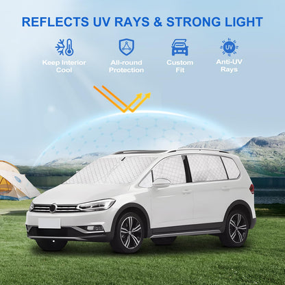 ZATOOTO Sonnenschutz Auto Set VW Touran 2016-2024 - Komplett