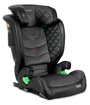 Nukido Louis Kinderautositz - ISOFIX 15-36 kg Dunkelgrau. Dunkelgrauer Schalensitz sichert 15-36 kg Kinder via ISOFIX.
