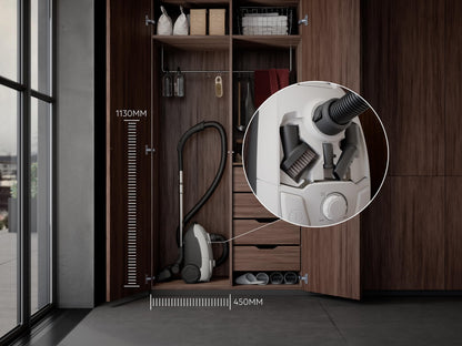 AEG CLEAN 5000 Bodenstaubsauger mit Beutel Hygiene-Filter - AB51C1SW