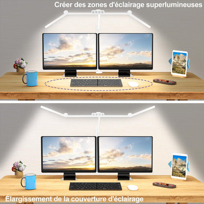 LED Schreibtisch Klemmlampe Dimmbar – 1500lm Tageslicht