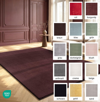 the carpet Relax Kurzflor Teppich in Felloptik, Beige, 200 x 280 cm