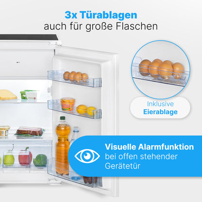 Bomann KSE 7810 Einbau Kombikühlschrank 118L Abtauautomatik