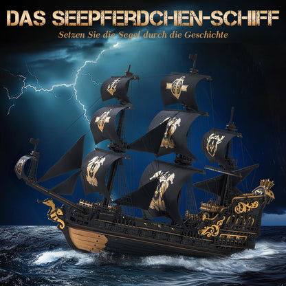 ROKR Seepferdchen Barke MCB02 3D Holz Schiffsmodell Bausatz