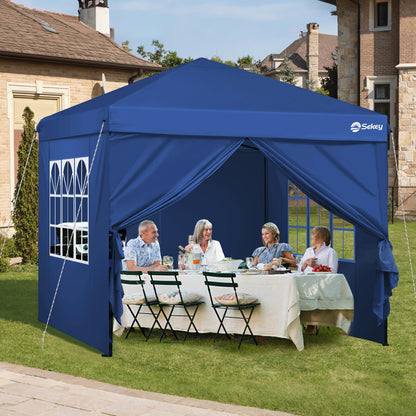 Sekey Premium Pop Up Faltpavillon 3x3 m – Wasserdicht Navy