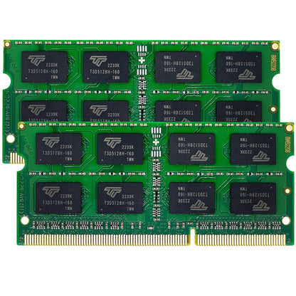Timetec 16GB Kit (2x8GB) DDR3L/DDR3 1600 MHz SODIMM Arbeitsspeicher, zwei 204-polige Module