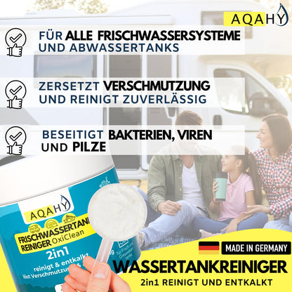 AQAHY Oxi Clean Wassertankreiniger für Wohnmobil und Wohnwagen, 2er