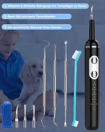 Stim-U-Dent Ultraschall-Zahnreinigungsset für Hunde mit LED-Licht