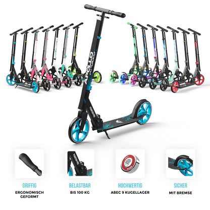 Apollo Phantom Pro City Tretroller – faltbar, XXL-Räder