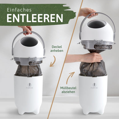 Forche Windeleimer geruchsdicht mit Ein-Hand-Bedienung