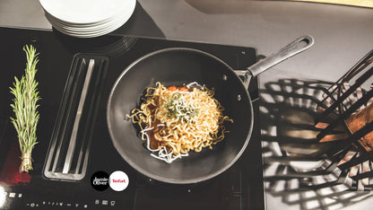 Tefal Jamie Oliver Wokpfanne 28 cm Edelstahl Antihaft Induktion