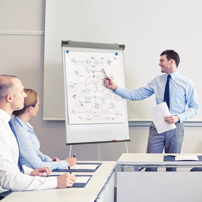 Office Marshal Flipchart Dreibein Board - magnetisch 68x105cm