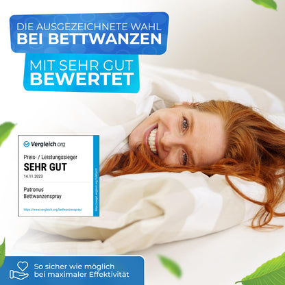 Patronus Bettwanzen-Spray Abwehr - 3L Eukalyptus-Zitrus