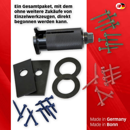 MULTIPICK Ziehglocke Türöffnungswerkzeug - inkl. 30 Zugschrauben