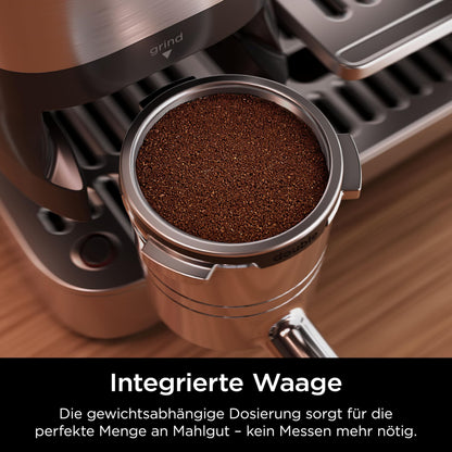 Ninja Luxe Pro 3-in-1 Kaffeemaschine mit Mahlwerk - Silber ES701EU