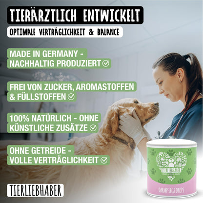 TIERLIEBHABER Darmpflege Drops für Hunde, 350 g (ca. 115 Stück)