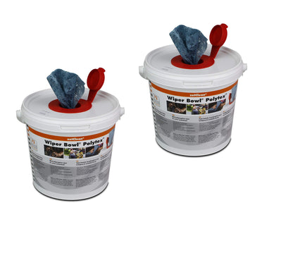 ZVG Wiper Bowl Polytex Feuchttücher 6er Eimer - Aloe Vera