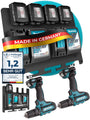 Adlerfokus Wandhalterung für Makita Akkus 18V/14,4V und Ladegeräte mit Lüftungslöchern