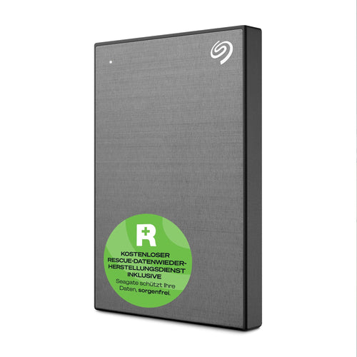 Seagate One Touch 2TB Externe Festplatte – Space Gray mit Verschlüsselung
