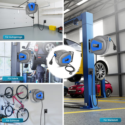 Himimi Automatik Kabeltrommel Verlängerungskabel Wand 15+1m