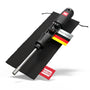 INBUS Flow 73424 Ratschen-Schraubendreher mit 12 Bits, HybridTouch-Griff und Bitaufnahme 6,3 mm