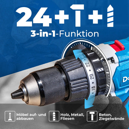 Dong Cheng Akku Schlagbohrschrauber DCJZ03-13 18V 120Nm bürstenlos