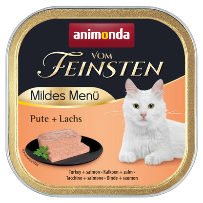 animonda vom Feinsten Mildes Menü Milde Vielfalt Katzenfutter 32x100g