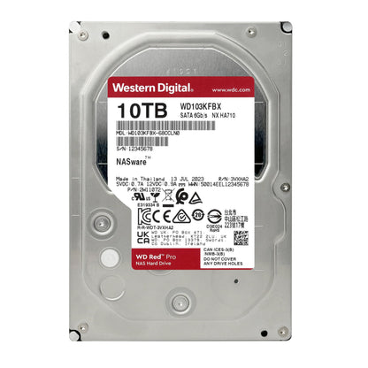 WD Red Pro NAS Interne Festplatte – 10TB 3.5 Zoll SATA
