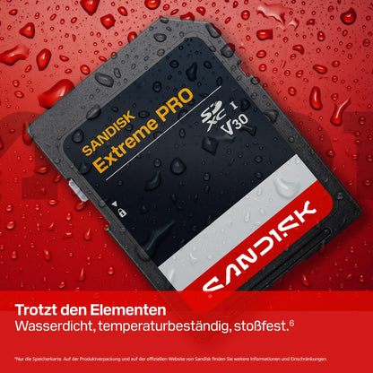 SanDisk Extreme PRO SD UHS-I Speicherkarte 64 GB, 200 MB/s
