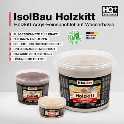 Isolbau Holz-Spachtelmasse 5 kg - Fichte für Holzreparatur