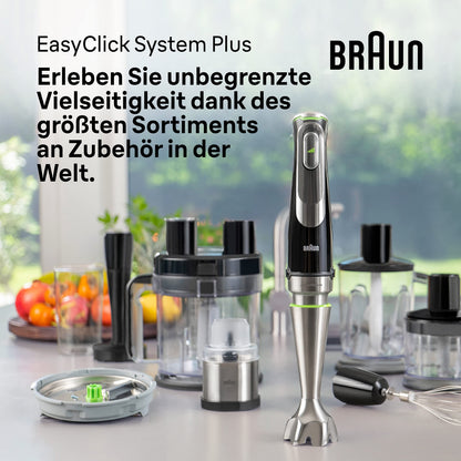 Braun MultiQuick 9 MQ9187XLI Stabmixer, 1200 Watt, schwarz