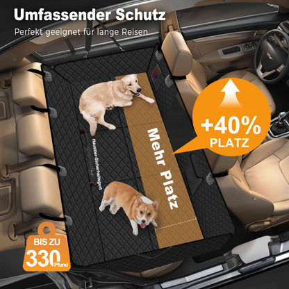 Vinstatin Hundedecke Auto Rückbank 132x66 cm, wasserdicht & kratzfest