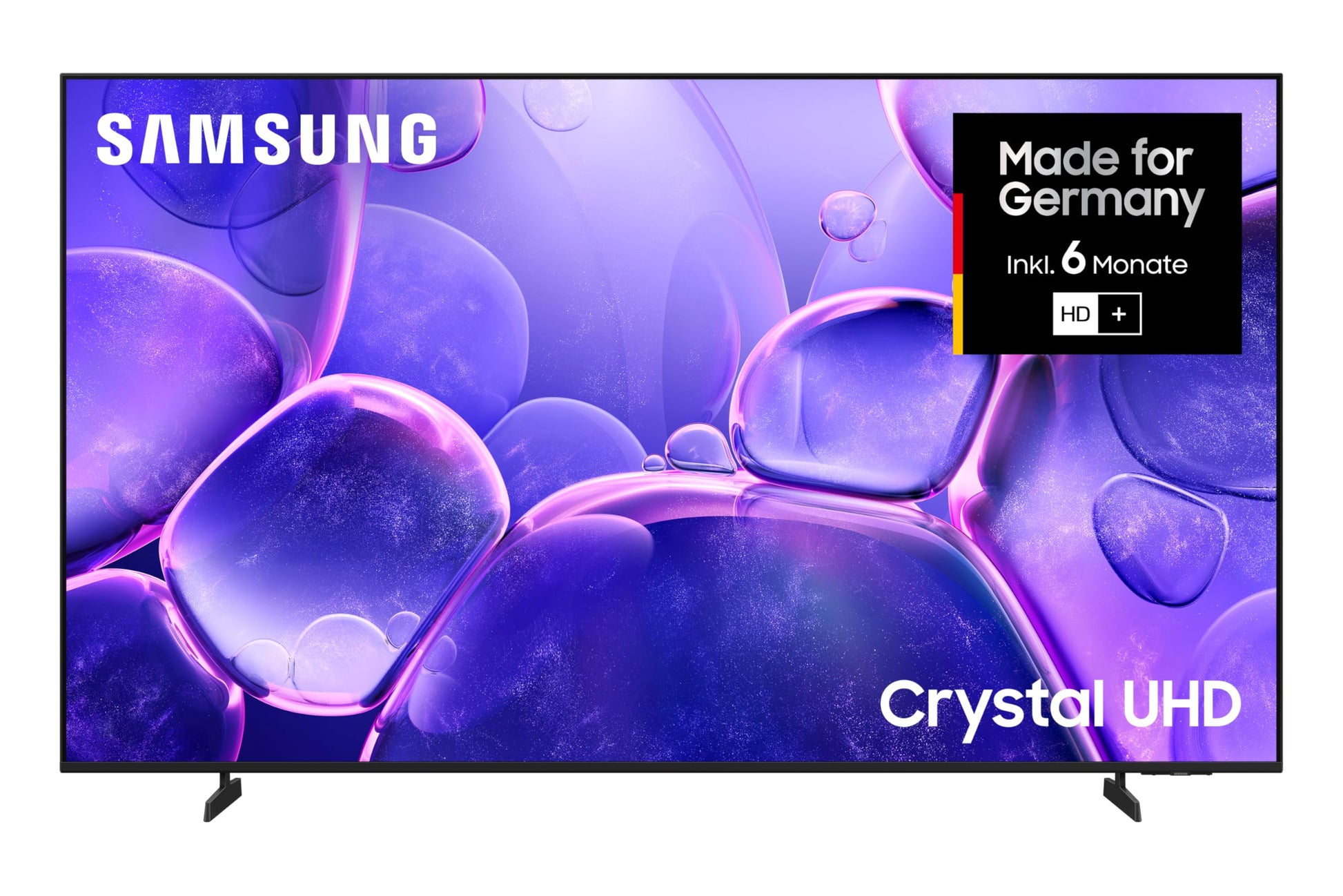 Samsung Crystal UHD U8079F 4K LED Fernseher - 65 Zoll. Schwarz. Für 4K UHD Wiedergabe, Streaming und Gaming.