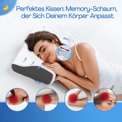 Derila Nackenkissen Original Memory Foam Kissen - King