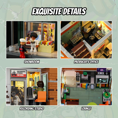 FUNWHOLE Street Fusion Audio Shop Plattenladen Beleuchtung F9058