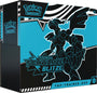 Pokémon Top-Trainer-Box Karmesin & Purpur Schwarze Blitze Zekrom mit Zekrom-Artwork in Schwarz-Blau. Zum Pokémon TCG spielen.