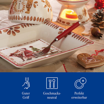 Villeroy & Boch Play! Red Roses Tafelbesteck Set 30tlg. Rot