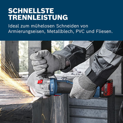 Bosch Professional GWS 18V-8 Akku-Winkelschleifer - 125mm